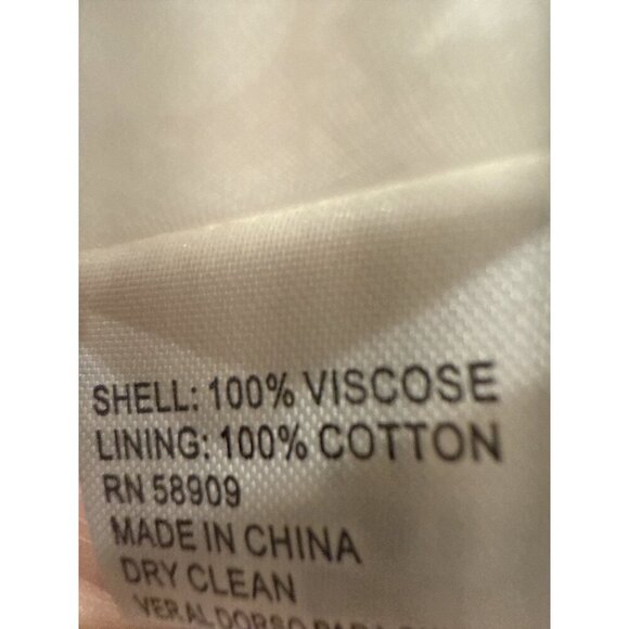 Gianni Bini Hannah Sweetheart White Polka Dot Viscose Dress Size 10, Good Cond - Picture 7 of 8